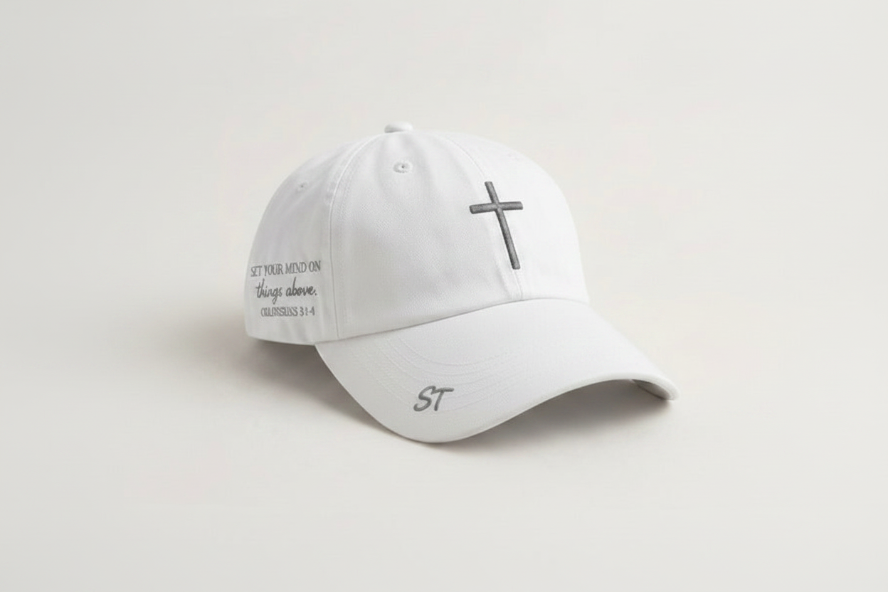 Mind on Things Above Hat – White/Gray